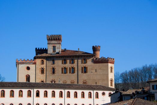 Castle "Falletti". Located in the center of the village of Barolo, CN - Piedmont - Italy