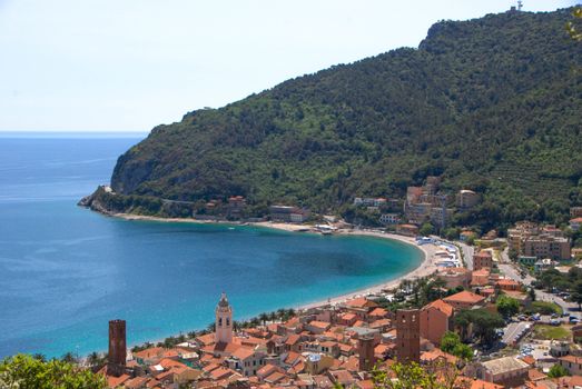 View of Noli, Liguria - Italy