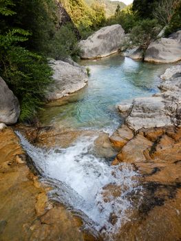 Creek Rio Barbaria, Rocchetta Nervina, Liguria - Italy