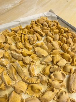 Agnolotti: pasta of the Langhe, Piedmont - Italy