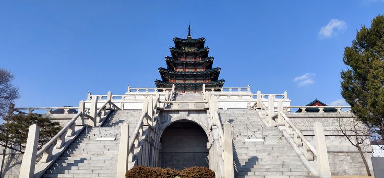 Place of worship in National Folk Museum of Korea in Seoul, South Korea