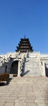 Place of worship in National Folk Museum of Korea in Seoul, South Korea