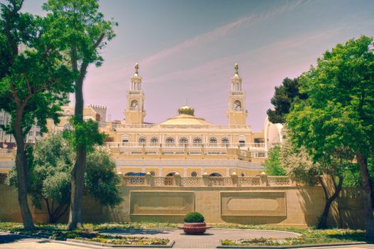 Baku.Built in 1912, the building of the Public Assembly,the current Azerbaijan State Philharmonic M. Magomayev.