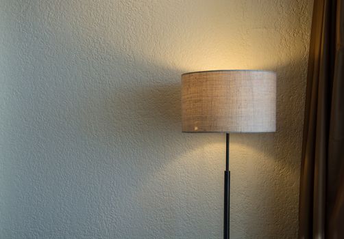 vintage table lamp on bedroom