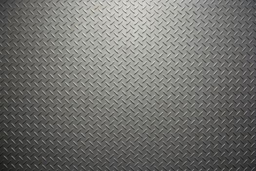 Industrial shiny metal silver list with rhombus shapes