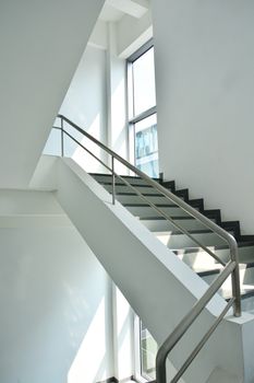 Stairs for emergency exit in building