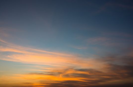 Sunset Sky Background