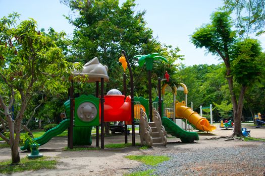 Children's playground at public park