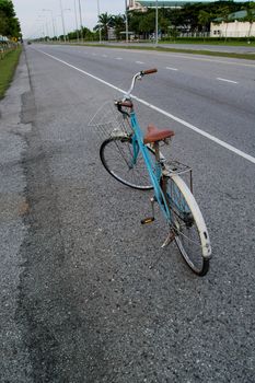 bicycle vintage on the road