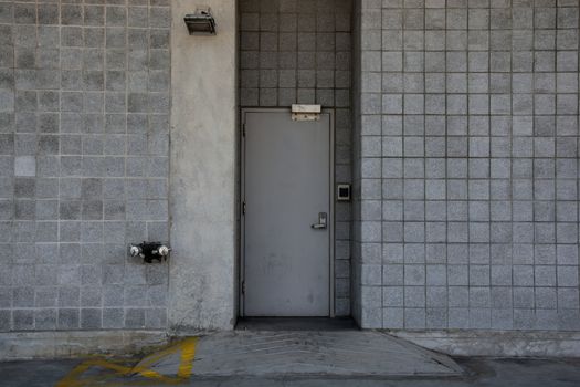 Fire exit door and fire extinguish equipment
