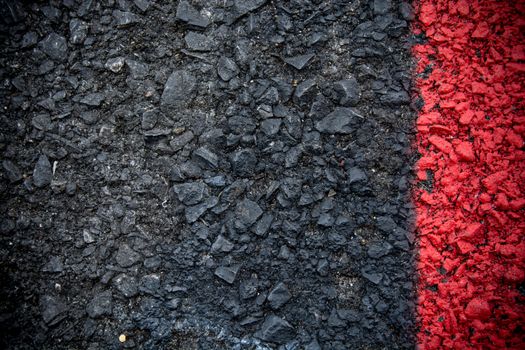 Highway surface pattern detail