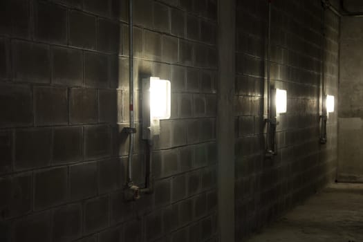 Lamps in the underground transition