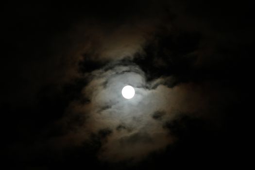 full moon at night sky