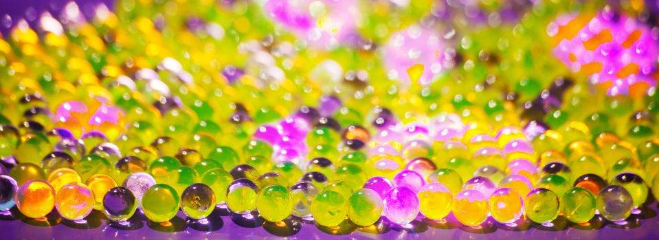 abstract background of bright colored balls