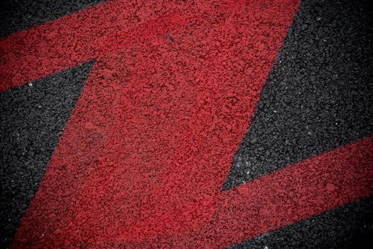 Highway surface pattern detail