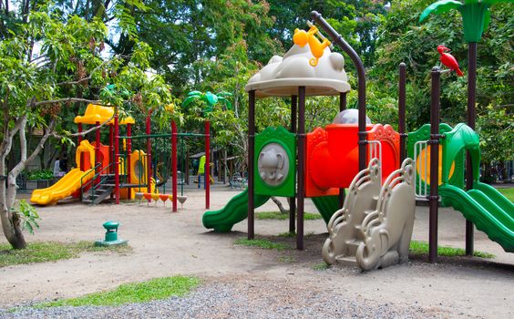 Children's playground at public park