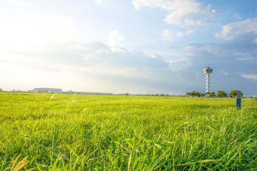 Air Traffic Control tower Sunset Sky