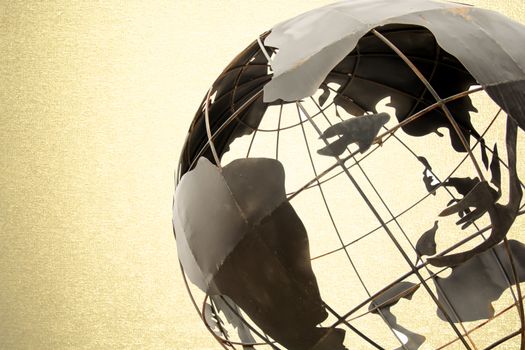 worldwide or global business in contemporary modern style