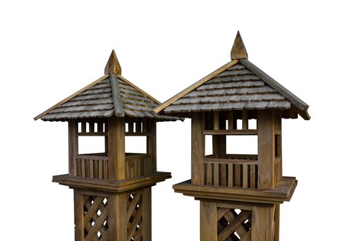 thai design home wood built for garden
