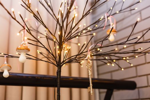 A bunch of lit candles. High quality photo