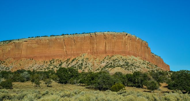 Diverse sedimentary rocks and clay washed out by water. Petrified Forest National Park, USA,  Arizona