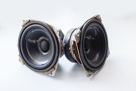 Medium-frequency speakers 15gd-11a.. Soviet vintage acoustics, elements of a music column.