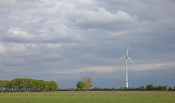 Wind turbine in Germany, providing clean energy