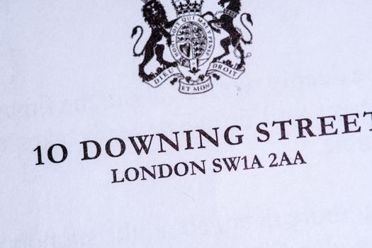 10 downing street letterhead london address of uk prime minister