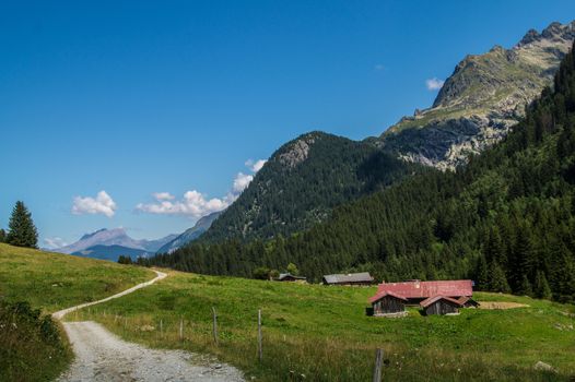 refuge nant borrant,comtamines,haute savoie,france