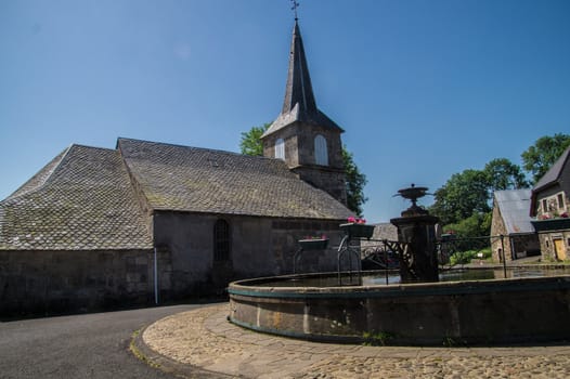 godivelle in puy de dome in france