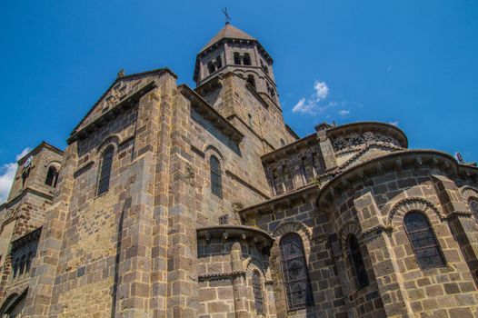 saint nectaire in puy de dome in france