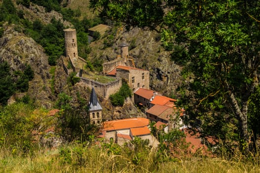 saint floret in puy de  dome in france