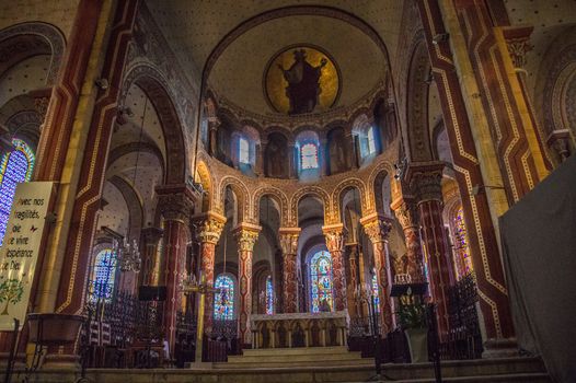 issoire in puy de dome in france