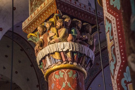 issoire in puy de dome in france