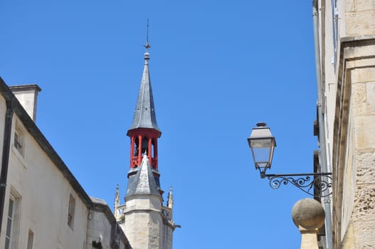 tourist site of La Rochelle, France. port and its surroundings