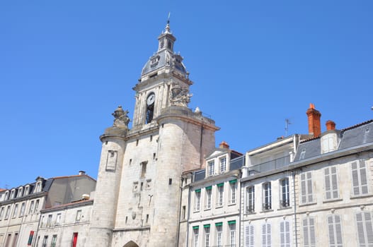 tourist site of La Rochelle, France. port and its surroundings