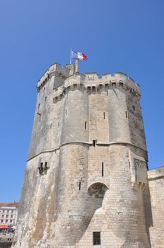 tourist site of La Rochelle, France. port and its surroundings