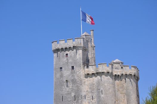 tourist site of La Rochelle, France. port and its surroundings