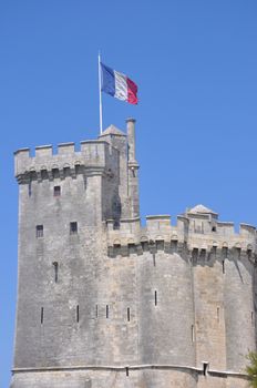 tourist site of La Rochelle, France. port and its surroundings