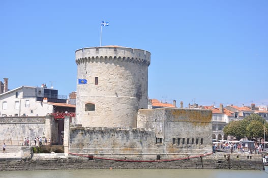 tourist site of La Rochelle, France. port and its surroundings