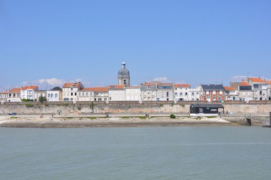 tourist site of La Rochelle, France. port and its surroundings