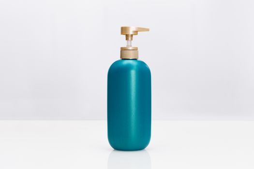 hair shampoo conditioner bottle on white background. Beauty And Body Care Concept