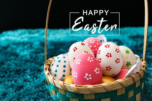 Easter egg, happy Easter sunday hunt holiday decorations
