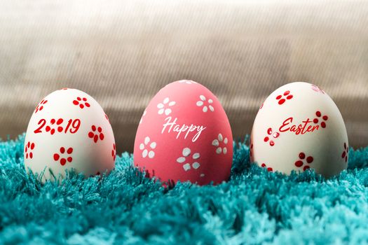 Easter egg, happy Easter sunday hunt holiday decorations