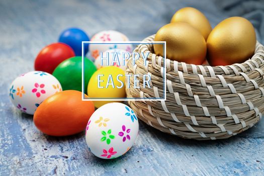Easter egg, happy Easter sunday hunt holiday decorations