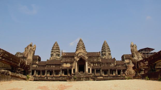 east entrance angkor wat cambodia