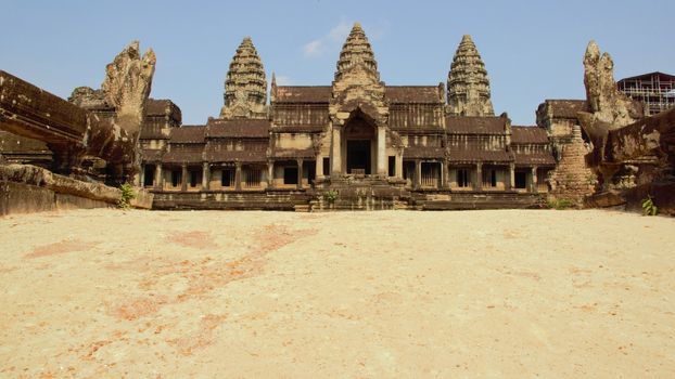 east entrance angkor wat cambodia