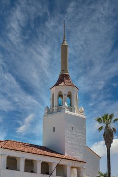 Church Steeple on Old Mission Church in Santa Barbara