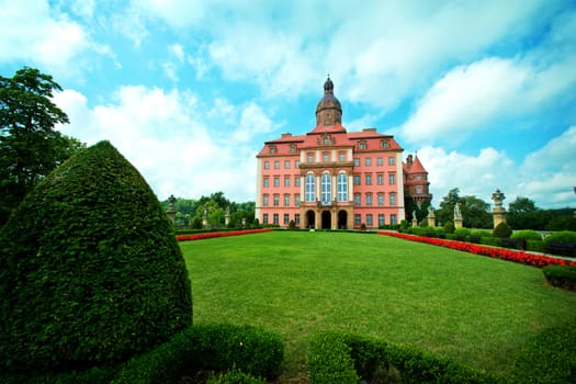 Ksiaz Castle in Walbrzych, Lower Silesia, Poland. 