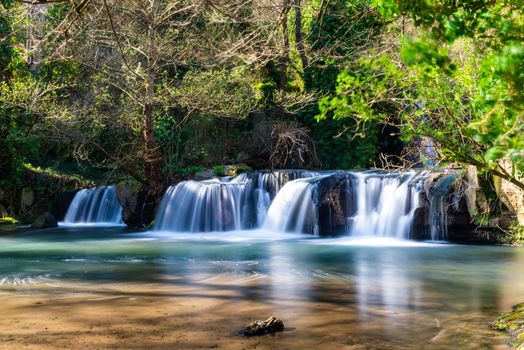 Monte gelato waterfalls province of Rome